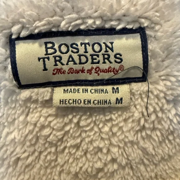 Boston Traders Purple Plaid Sherpa Jacket - Picture 2 of 3
